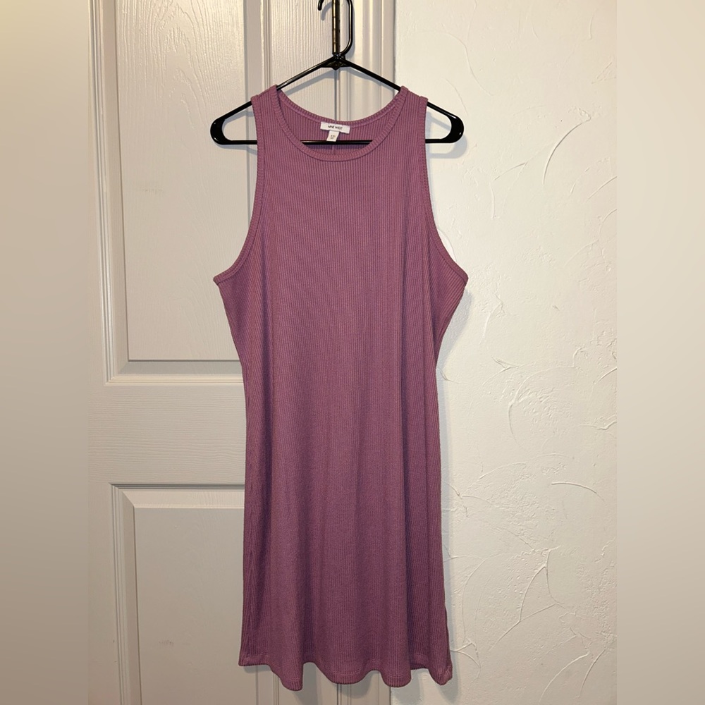 Nine West | T-Shirt Long Dress | Lavender Purple | Size XXL